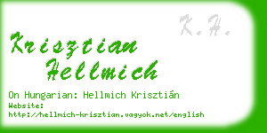 krisztian hellmich business card